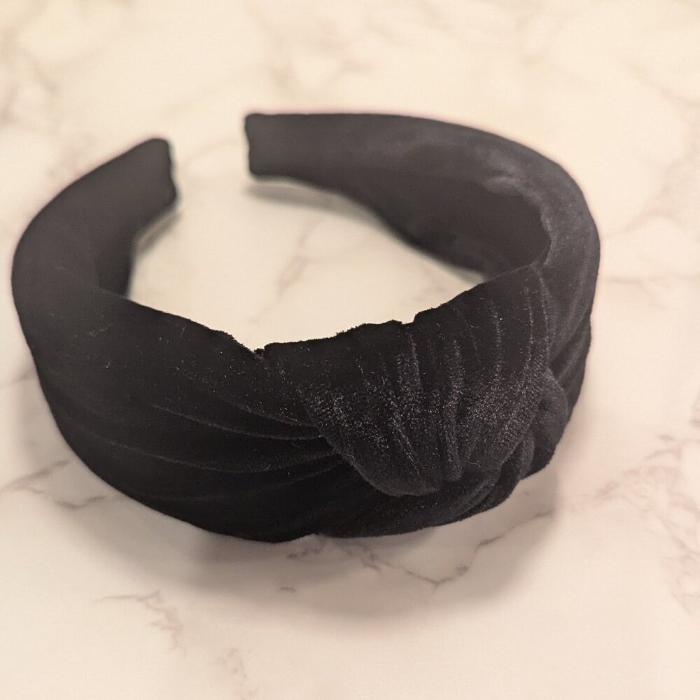 J.Crew Velvet Knot Headband - Picture 2 of 7